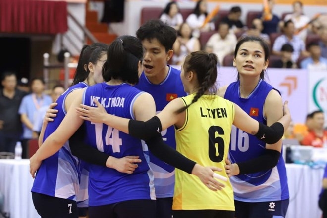 Vietnam will face China at VTV Cup 2024’s quarter-finals. (Photo courtesy of Volleyball Federation of Vietnam) 