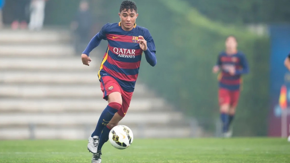 Werick Caetano từng thi đấu cho U19 Barca (Ảnh: FCB)