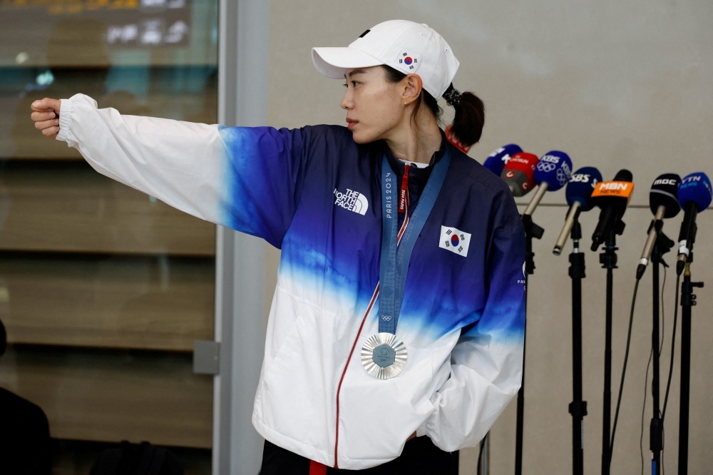 Vận động viên Kim Ye-ji.