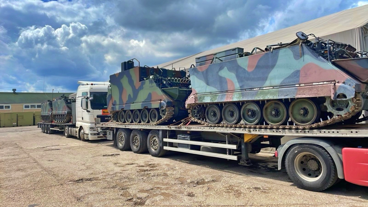 Xe bọc thép Litva chuyển giao cho Ukraine tháng 06/2024 (Ảnh-kam.lt)