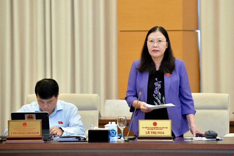 Bà Lê Thị Nga- Chủ nhiệm Ủy ban Tư pháp của Quốc hội 