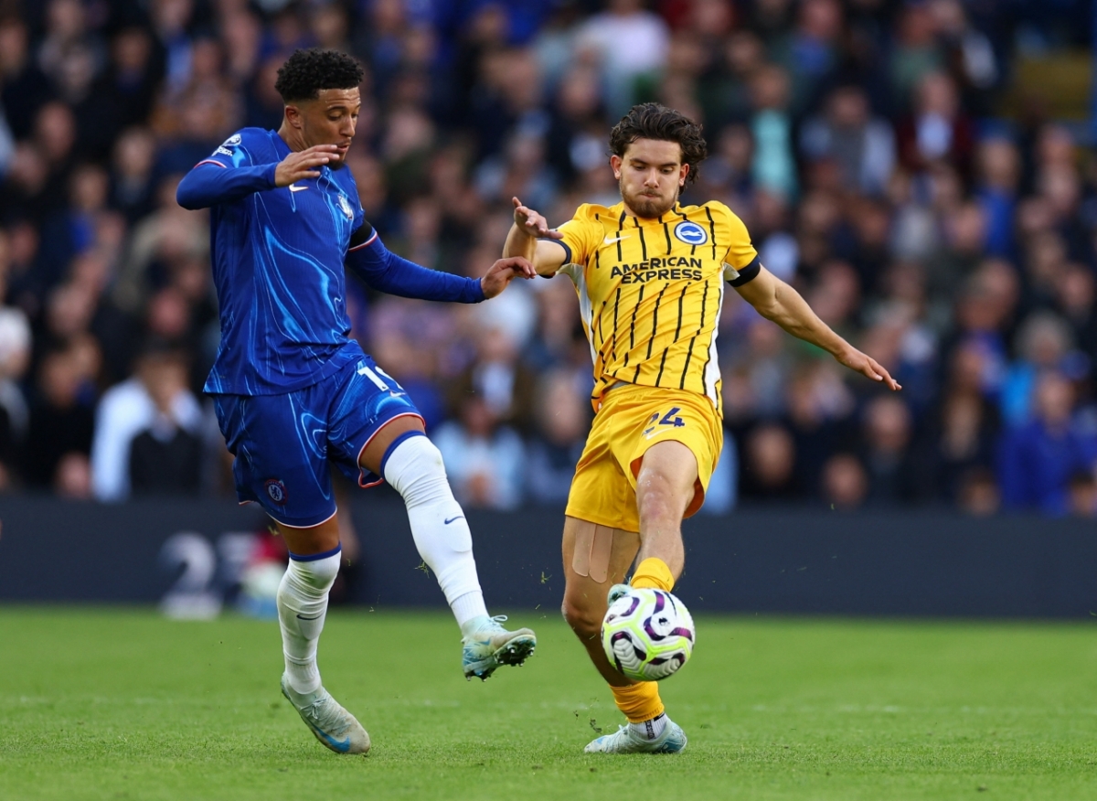 Chelsea hoàn toàn dồn ép Brighton trong hiệp hai (Ảnh: Reuters)