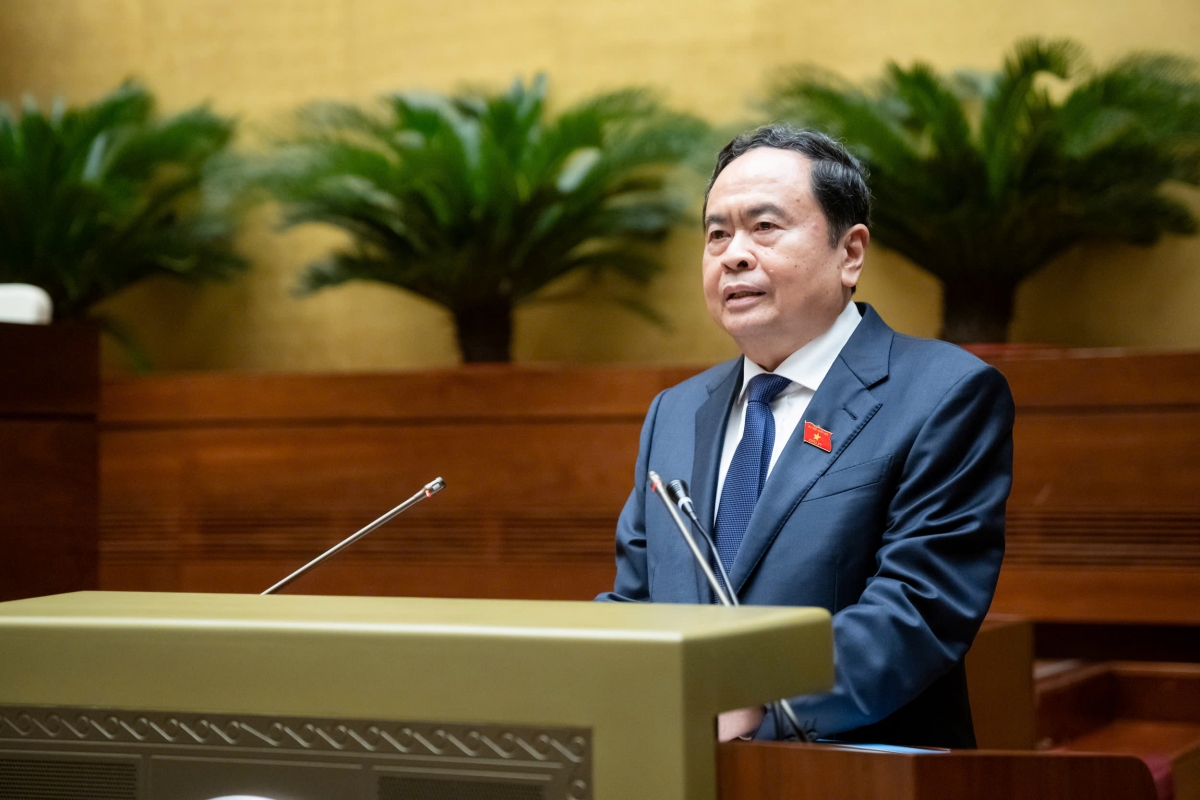 Chủ tịch Quốc hội phát biểu