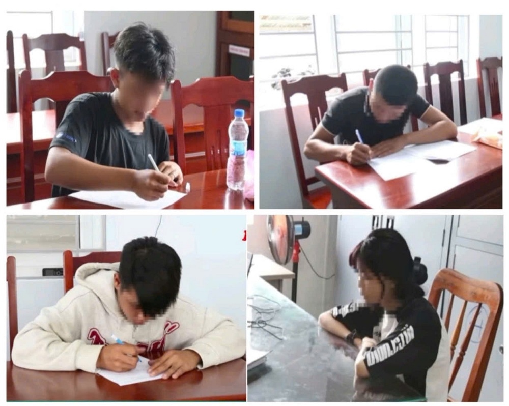 Các đối tượng bị khởi tố trong vụ án đều ở tuổi thanh thiếu niên. Ảnh: B.H 