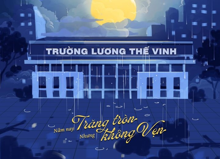 Trường THCS-THPT Lương Thế Vinh dừng các hoạt động Trung thu để ủng hộ đồng bào vùng bão lũ( Ảnh: THCS-THPT Lương Thế Vinh)