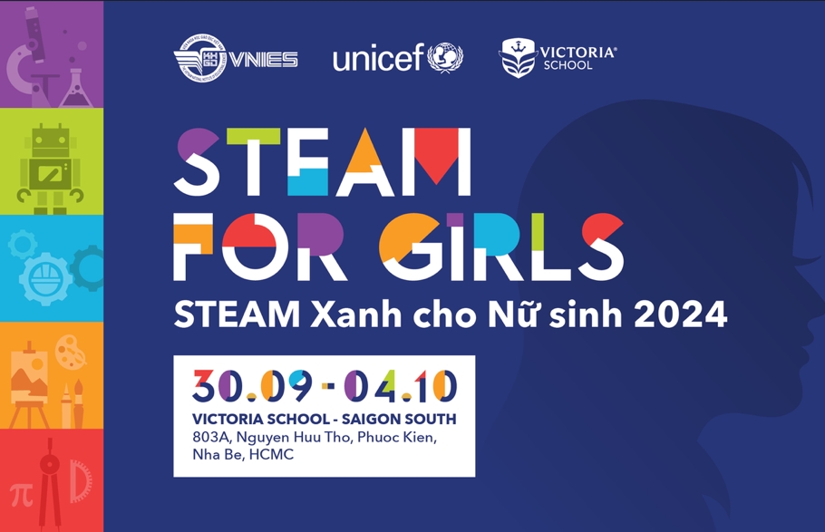 Cuộc thi “STEAM FOR GIRLS - STEAM XANH CHO NỮ SINH 2024” với nhiều hoạt động tham quan, học tập trải nghiệm thú vị cho các nữ sinh
