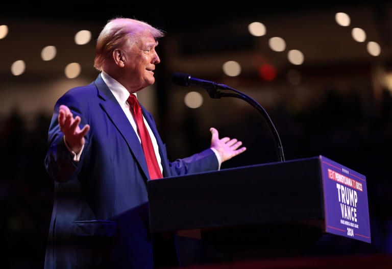 Cựu Tổng thống Mỹ Donald Trump. Ảnh: Bloomberg