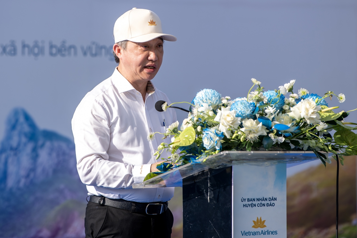 Ông Đặng Minh Thông Ủy viên Ban Thường vụ Tỉnh ủy, Phó Chủ tịch Uỷ ban nhân dân Tỉnh Bà Rịa - Vũng Tàu phát biểu tại sự kiện