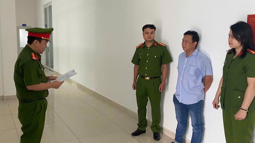 Đối tượng Trần Văn Hoàng Giang bị khởi tố về tội "Gây ô nhiễm môi trường" (ảnh: ĐC)