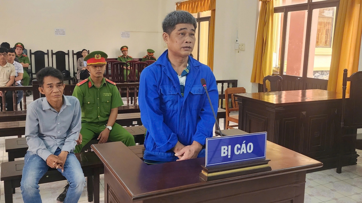 Bị cáo Danh Chiến tại phiên tòa.