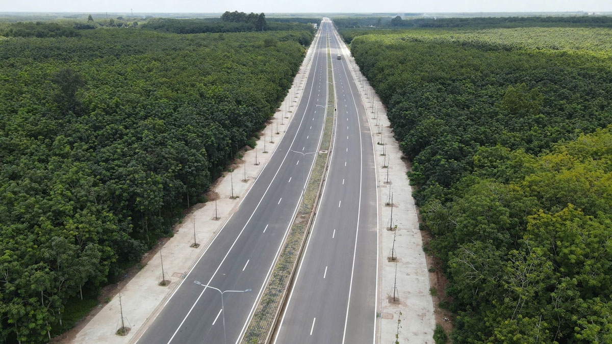  Đường tạo lực Bắc Tân Uyên - Phú Giáo - Bàu Bàng (ảnh: ĐC)