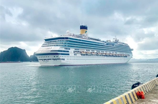 Italian-flagged passenger cruise ship the Costa Serena (Photo: baotintuc.vn)