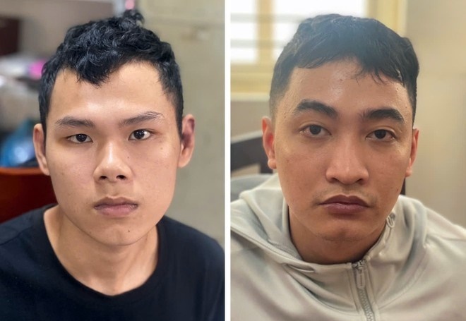 Trần Hữu Duy và Trần Văn Kỳ. (Ảnh: Công an cung cấp)