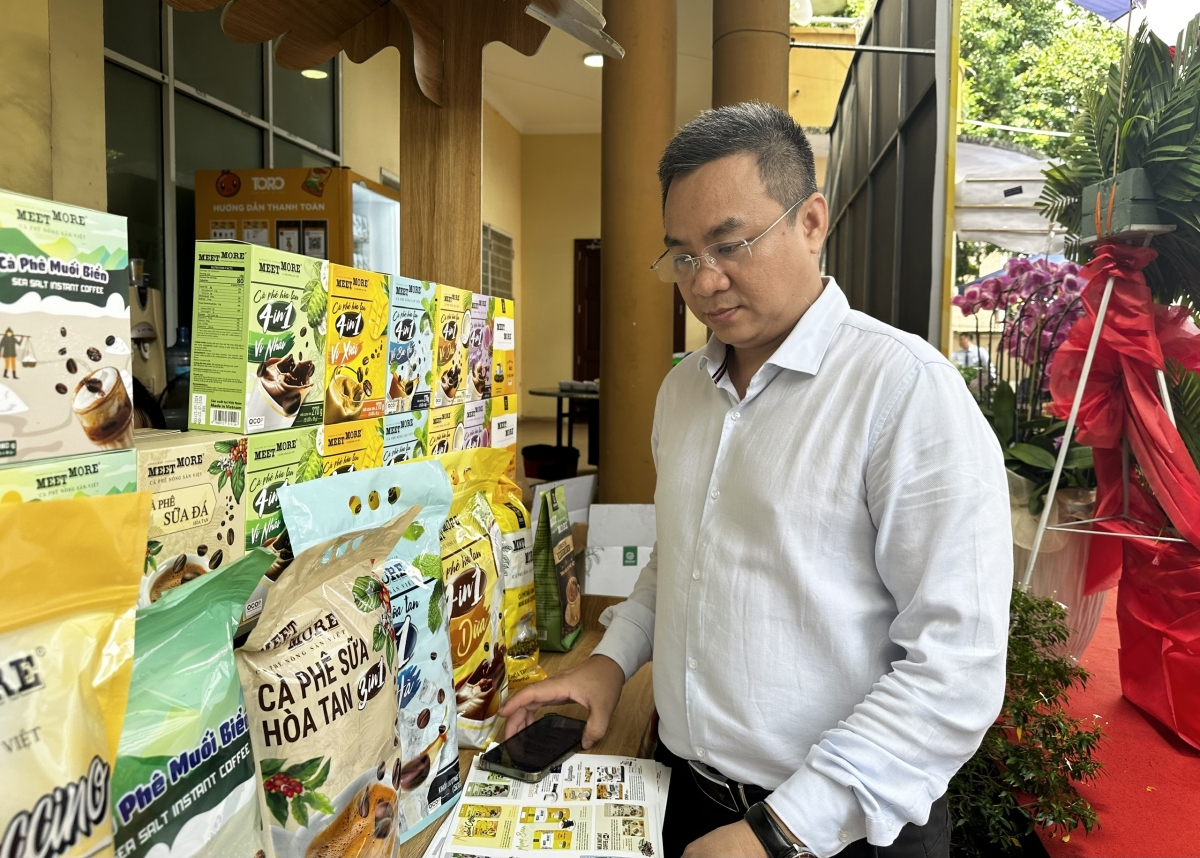 Doanh nhân kiều bào Nguyễn Ngọc Luận - CEO MeetMore Coffee, thương hiệu cà phê nông sản Việt (Ảnh: Ngọc Xuân)