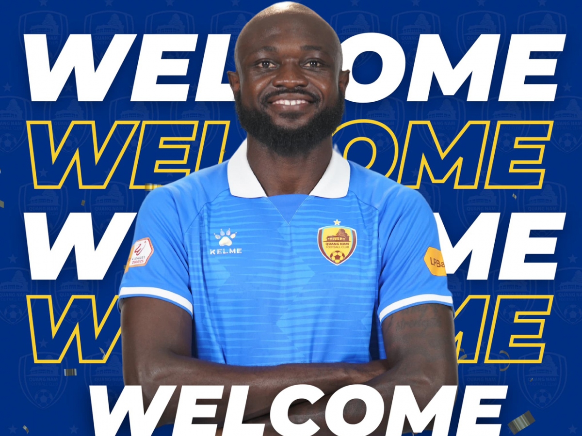 Quảng Nam FC chiêu mộ thành công Eyenga Alain (Ảnh: Quảng Nam FC)