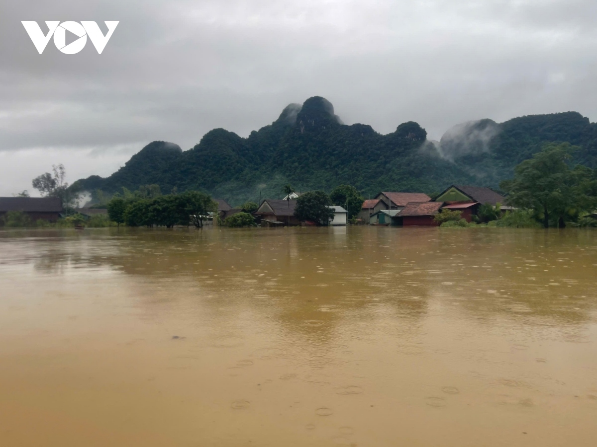 Rising floodwaters have forced authorities to cut off power to ensure the safety of local people.