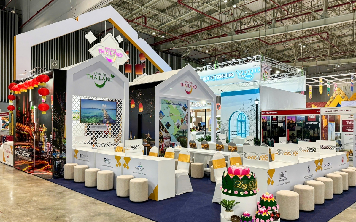 Không gian du lịch Thái Lan tại ITE HCMC 2024. Nguồn: TAT