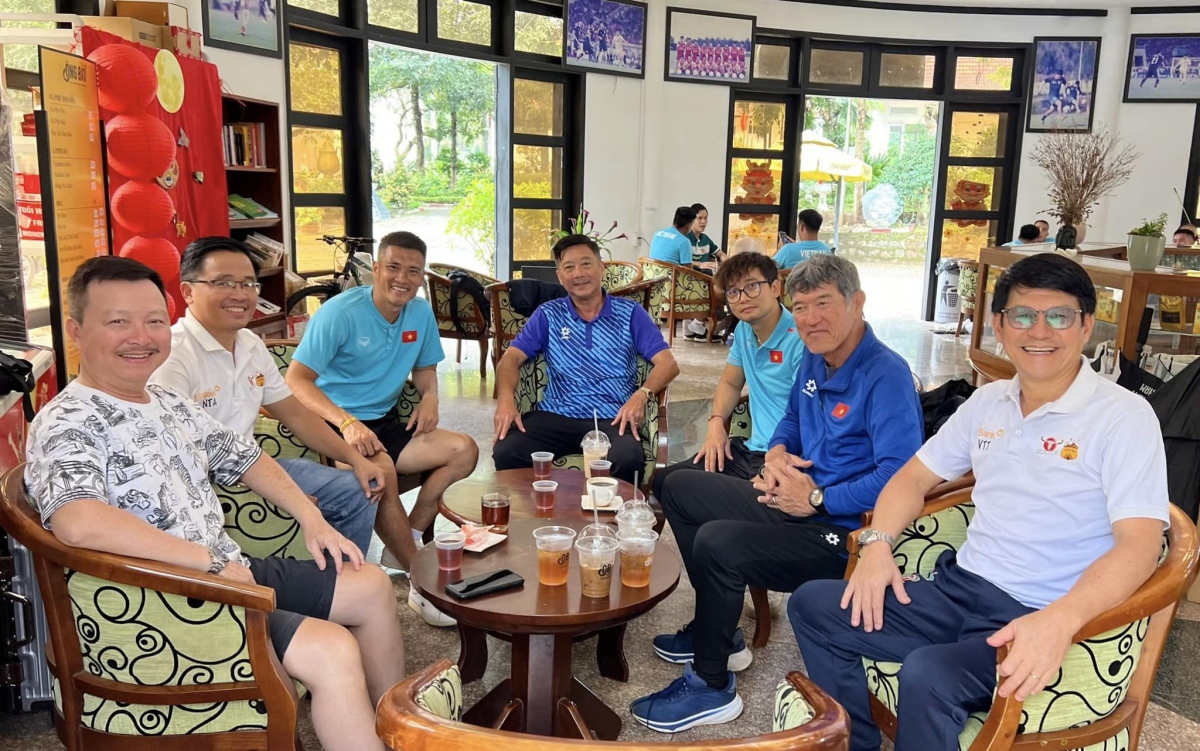 Huỳnh Đức và Công Vinh sẽ dự khán trận đấu giữa HAGL với SLNA (Ảnh: Phương Ngân - HAGL).