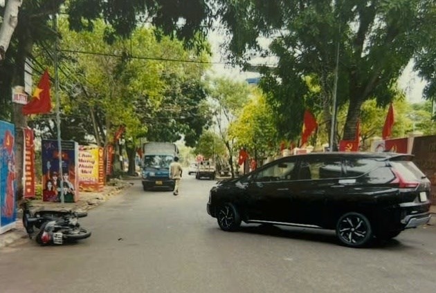 Hiện trường tai nạn giao thông. (Ảnh: CA Hải Phòng)