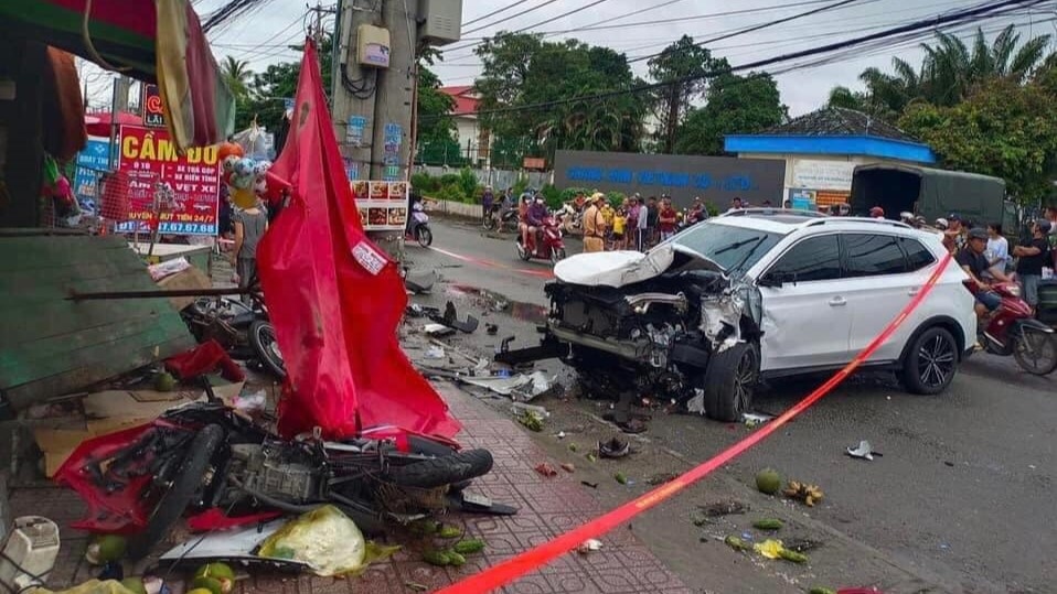 Hiện trường vụ việc. Ảnh: CTV