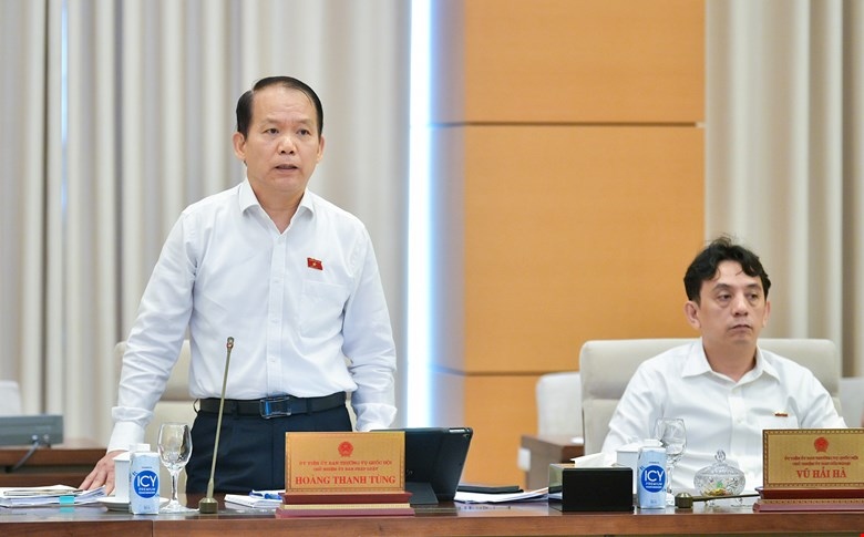 Chủ nhiệm Ủy ban Pháp luật Hoàng Thanh Tùng (Ảnh: Quốc hội)