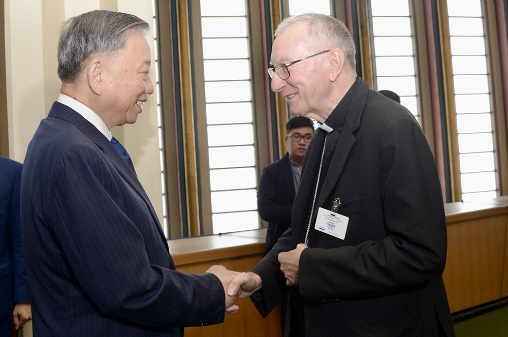 Tổng Bí thư, Chủ tịch nước Tô Lâm gặp Thủ tướng Toà thánh Vatican, Hồng y Pietro Parolin