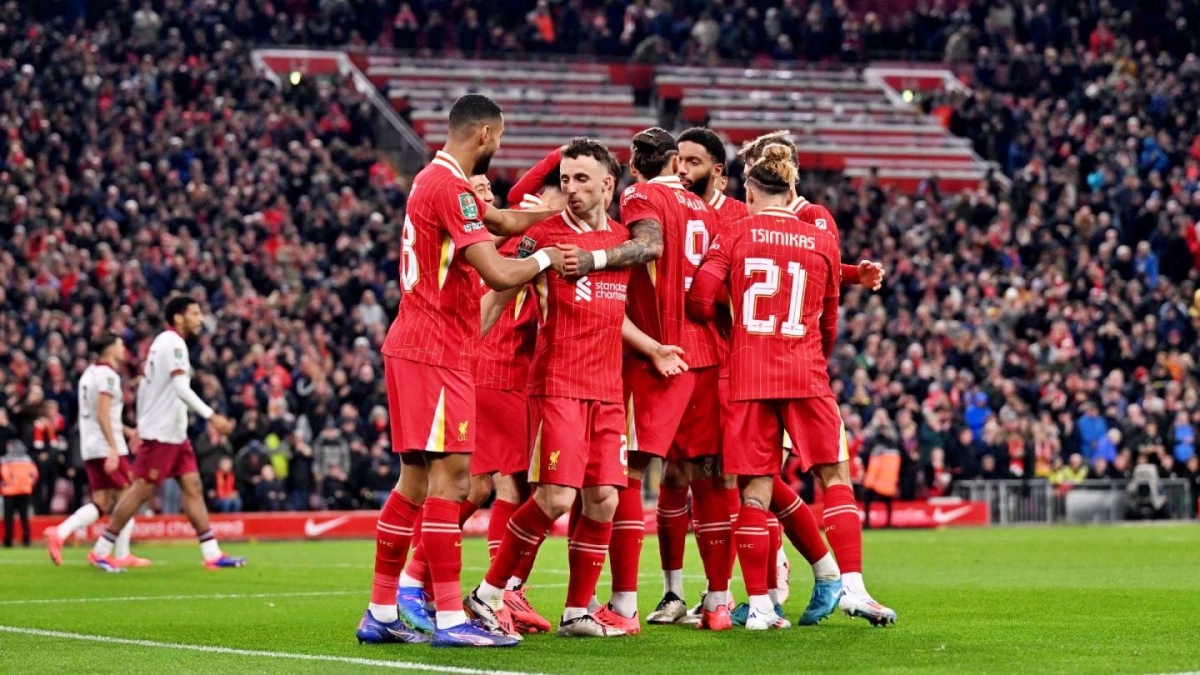 Liverpool thắng đậm West Ham (Ảnh: Liverpool).