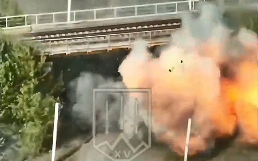 Giao tranh trên hướng Pokrovsk. Ảnh: Mạng xã hội Ukraine.