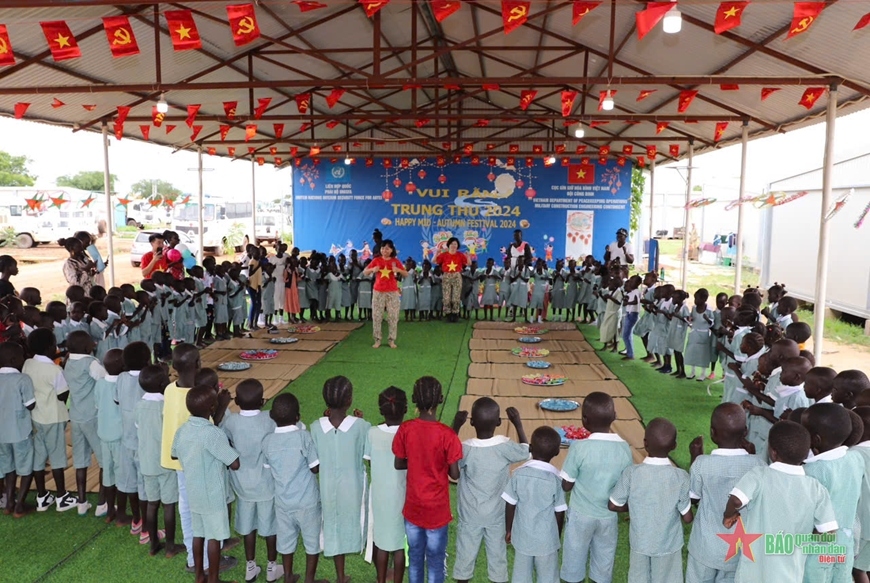 They are also guided to play games during the occasion.