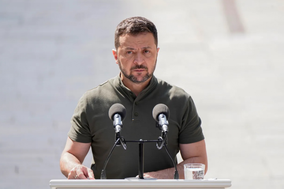Tổng thống Ukraine Volodymyr Zelensky. Ảnh: Getty