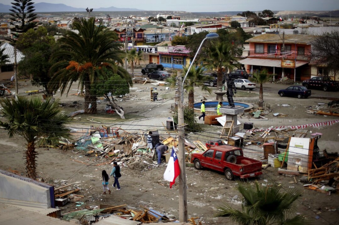 Động đất tại Chile năm 2015. Ảnh: Reuters