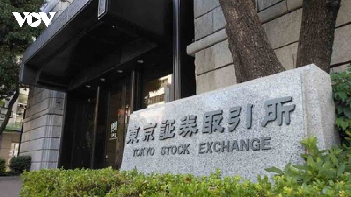 Sở giao dịch chứng khoán Tokyo. Ảnh: VOV-Tokyo