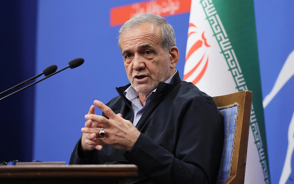 Tổng thống Iran Masoud Pezeshkian. Ảnh: RSC