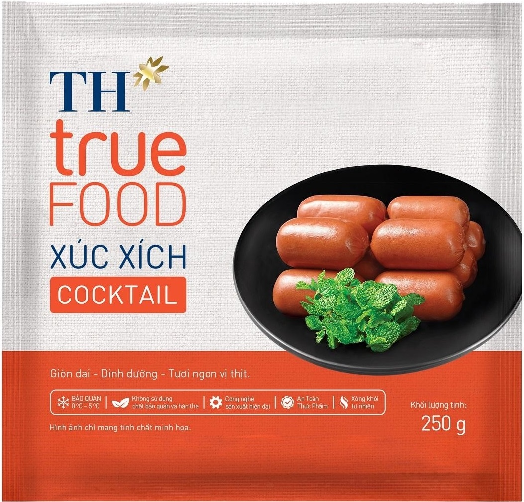 Xúc xích cocktail có kích thước vừa miệng, thơm ngon dễ ăn, được trẻ em rất yêu thích