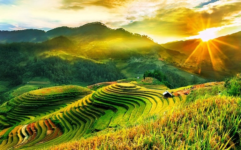 Mù Cang Chải là điểm du lịch nổi tiếng tại Yên Bái. (Ảnh: yenbai.gov.vn).