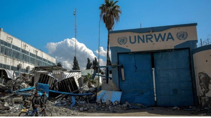 Trụ sở UNRWA ở dải Gaza tháng 2/2024; Nguồn: Reuters