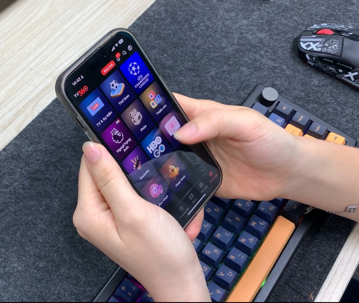Chuyên trang “Thể thao” nổi bật với giao diện trực quan, thu hút và dễ dàng thao tác ngay trên trang chủ của TV360