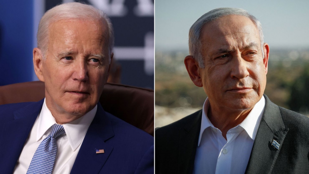 Ông Biden và Netanyahu có 30 phút điện đàm (Ảnh: Reuters)