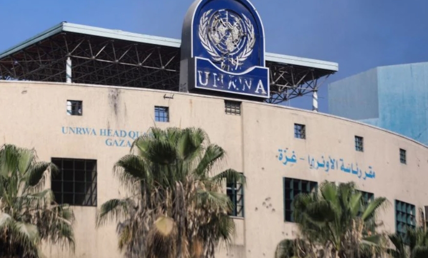 Trụ sở UNRWA tại Gaza. Ảnh: Reuters