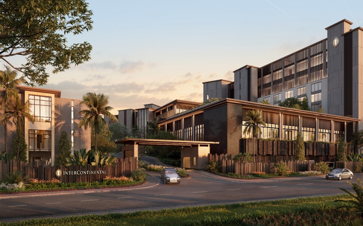 InterContinental Residences Halong Bay dự kiến khai trương Quý 1.2025. (Ảnh: BIM Land)