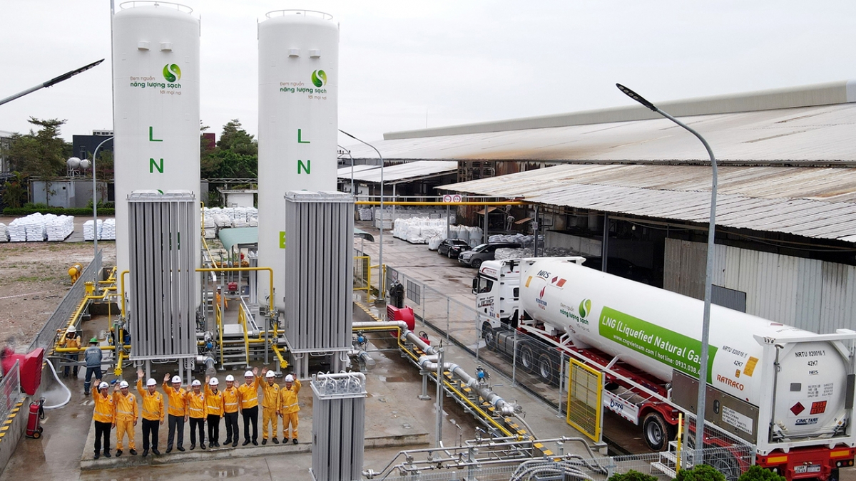 Trạm LNG đầu tiên của miền Bắc được đưa vào sử dụng tại Bắc Ninh