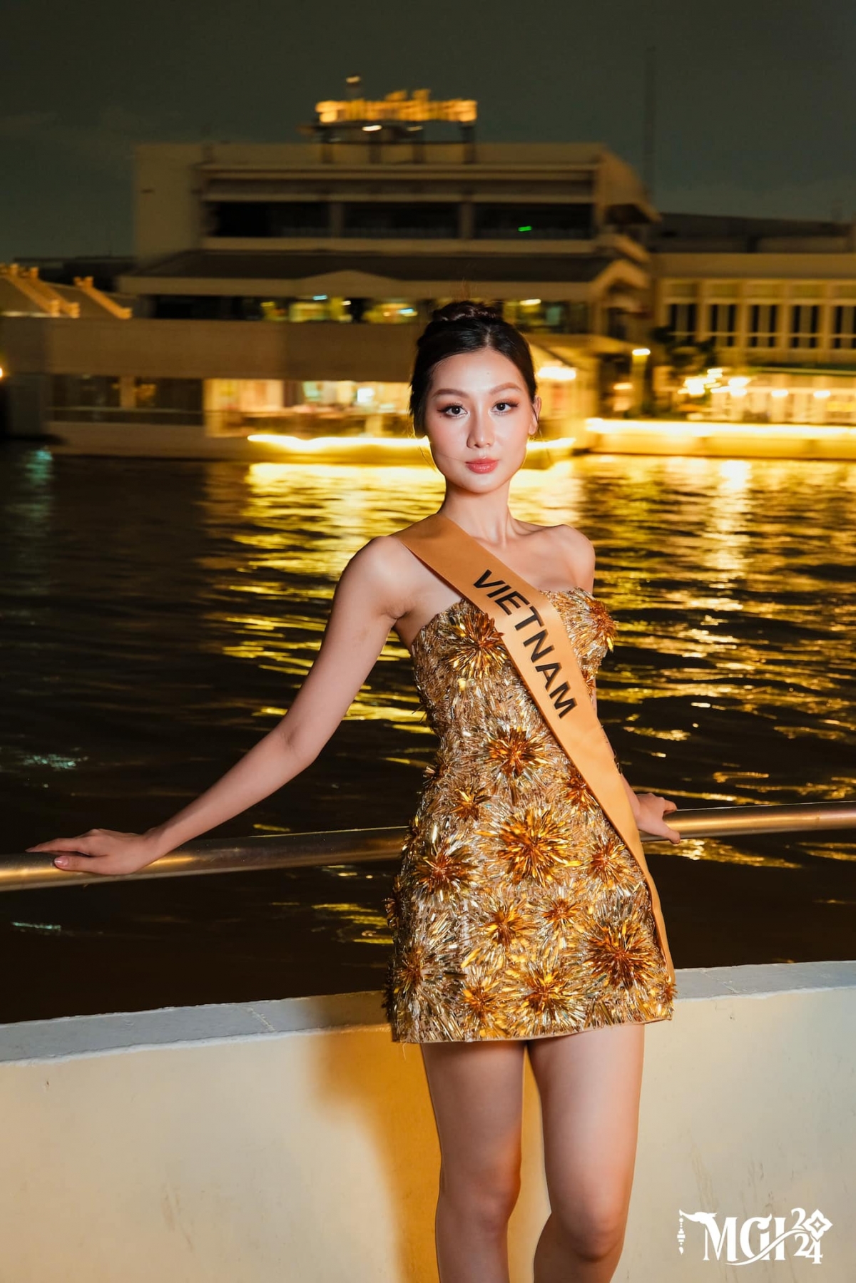 Võ Lê Quế Anh tại cuộc thi Miss Grand International 2024 (Ảnh: Miss Grand International)