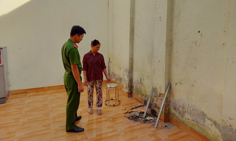 Bà Nguyễn Thị Ngọc kể lại vụ việc.