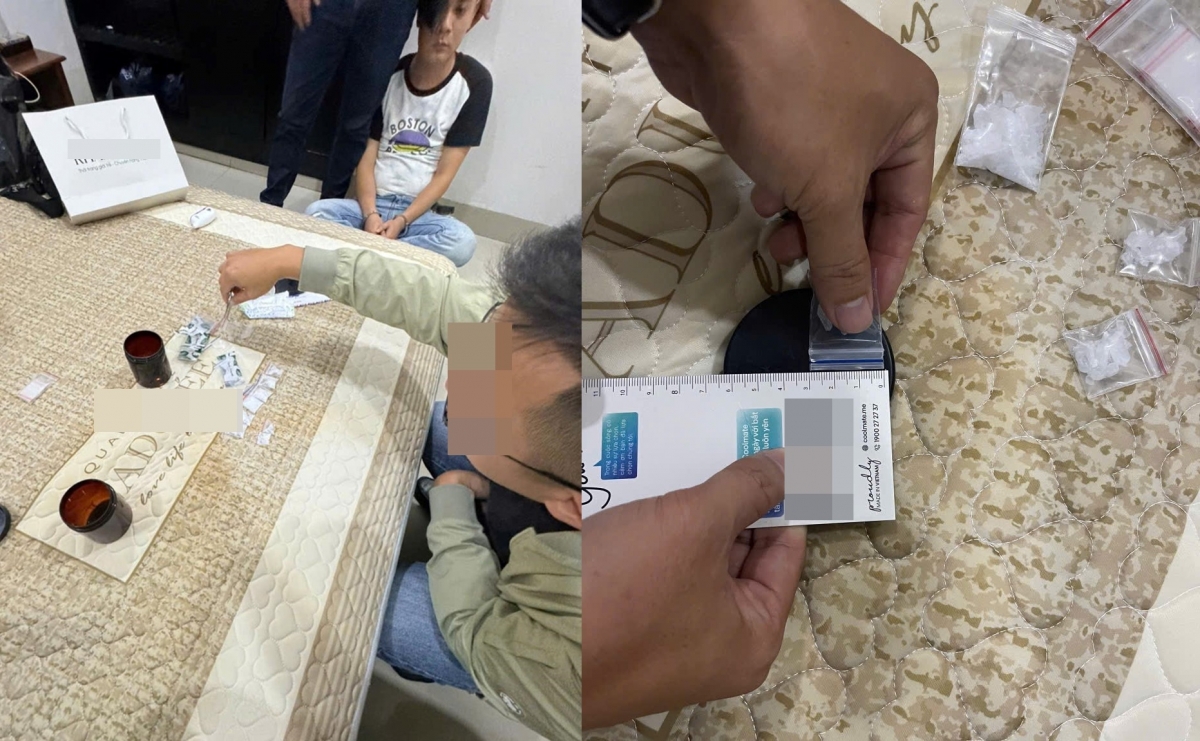 Cơ quan Công an khám xét nơi ở của các đối tượng