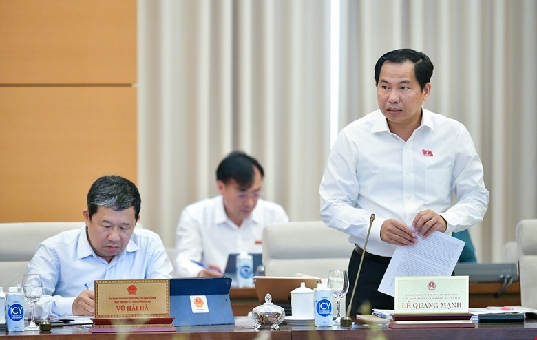 Chủ nhiệm Ủy ban Tài chính - Ngân sách Lê Quang Mạnh 