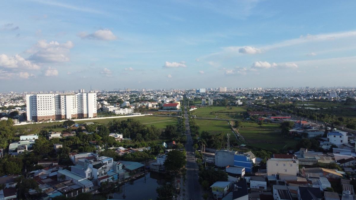 TP.HCM cấm các huyện phân lô bán nền, trong đó có huyện Hóc Môn (Ảnh: Hoàng Minh)
