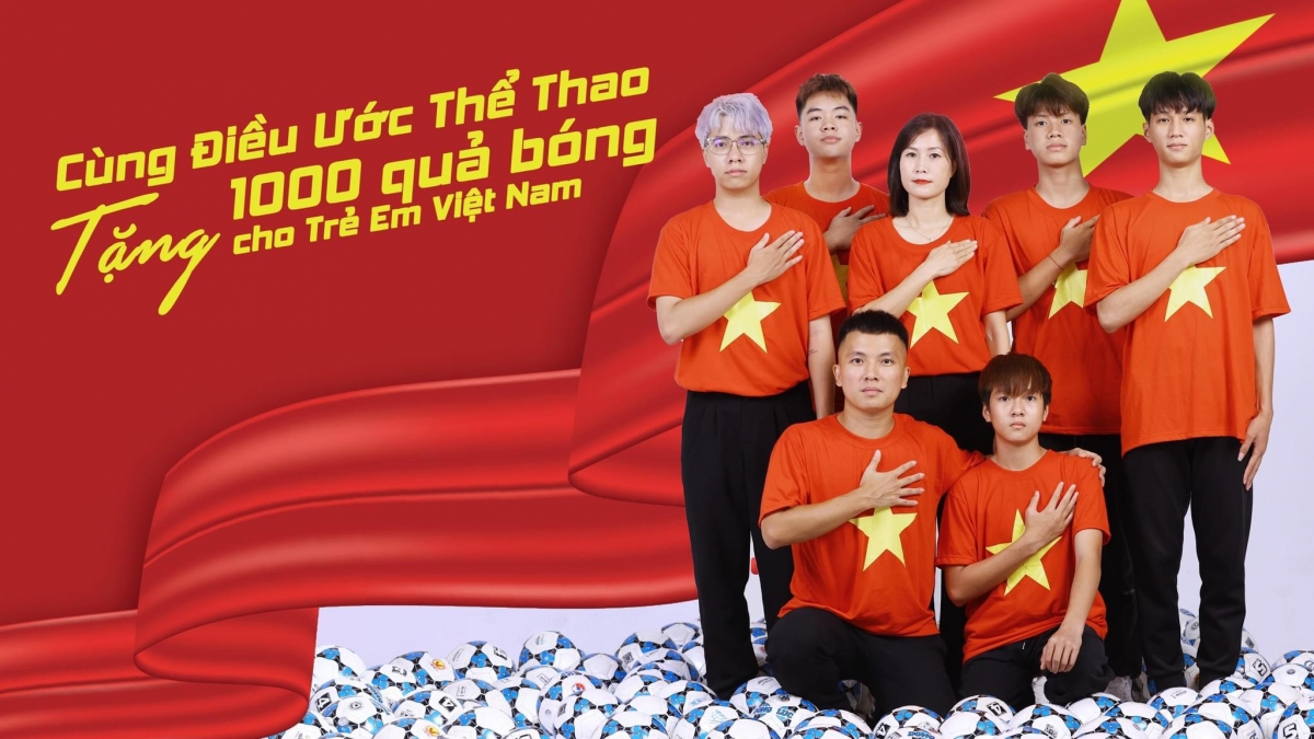 Dự án “1.000 trái bóng cho em” của Đỗ Kim Phúc được ủng hộ nhiệt liệt