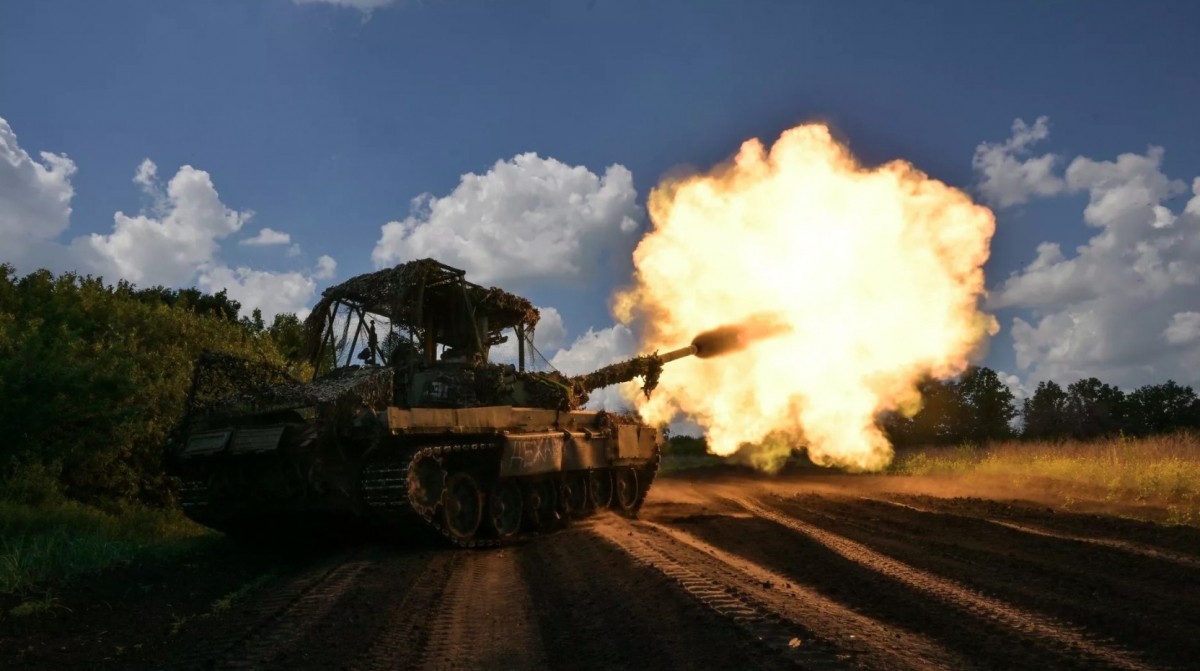 Xe tăng Nga trong chiến dịch quân sự ở Ukraine. Ảnh: Sputnik