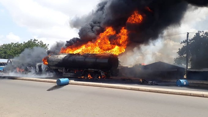 Hiện trường vụ nổ ở Jigawa, Nigeria. Ảnh: Premium Times