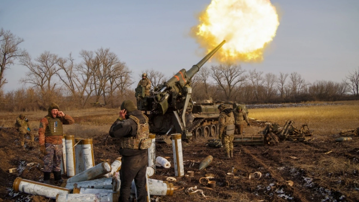 Quân đội Ukraine trên chiến trường. Ảnh: Reuters